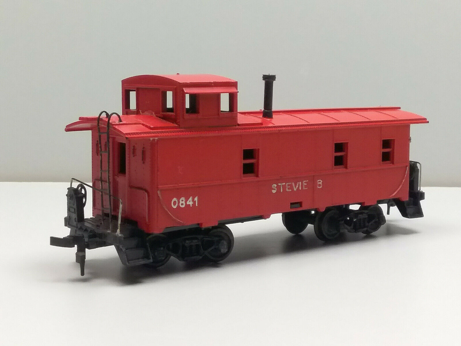 Vintage Lionel HO Scale Red Caboose w Ladder, Railings, Smoke Stack Not ...