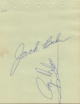Jack Baker Roger Nelson + 1 Signed Vintage Album Page image 2