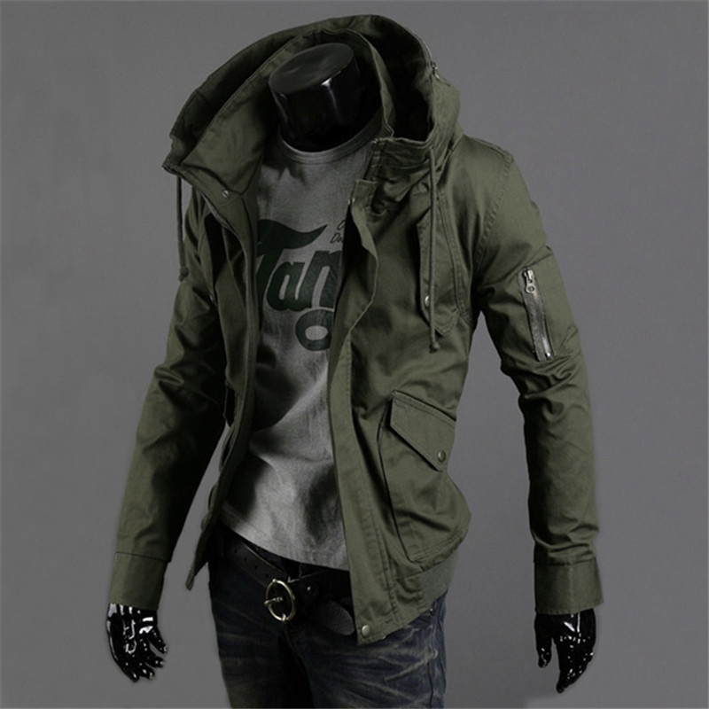 New Spring/Summer Military Jacket Male Slim Popular Men's Clothing Casual Outerw
