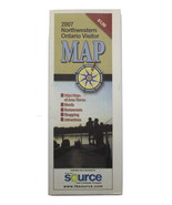 Map Northwestern Ontario Canada Visitor 2007 Advertising Local Directory - $9.97