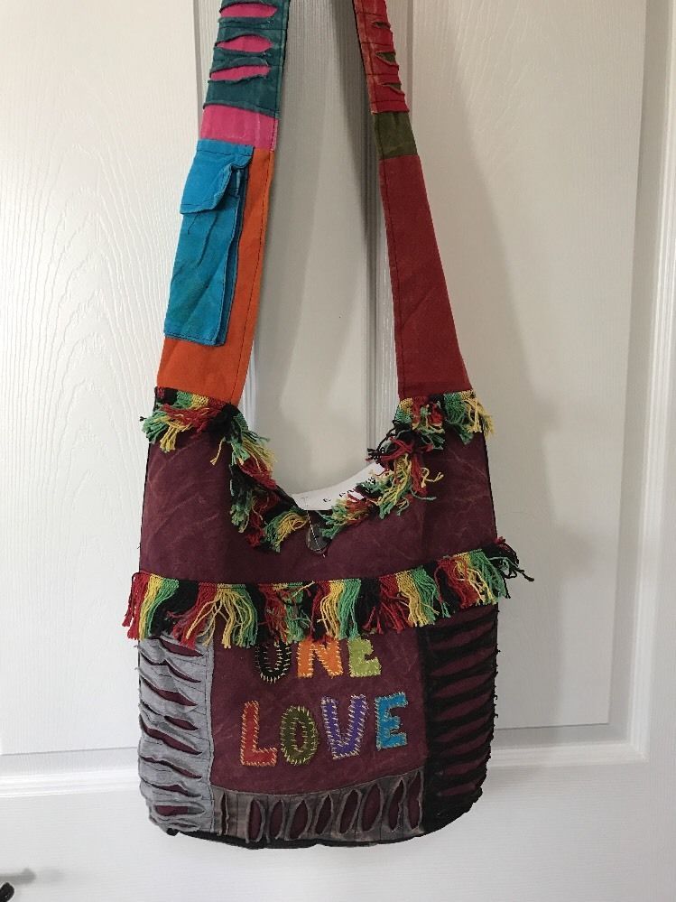 Nepal Hobo Bag, Hippie Cotton, Boho Purses, Nepali handmade Tie dye