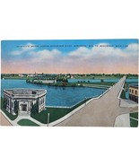 Postcard, Interstate Bridge, Menominee River, Michigan, Marinette, Wisco... - $9.99