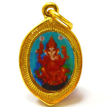 Ganesha Locket Amulets Thai-Hinndu Mini Amulet Success Win All Obstacle Pendants - $8.88