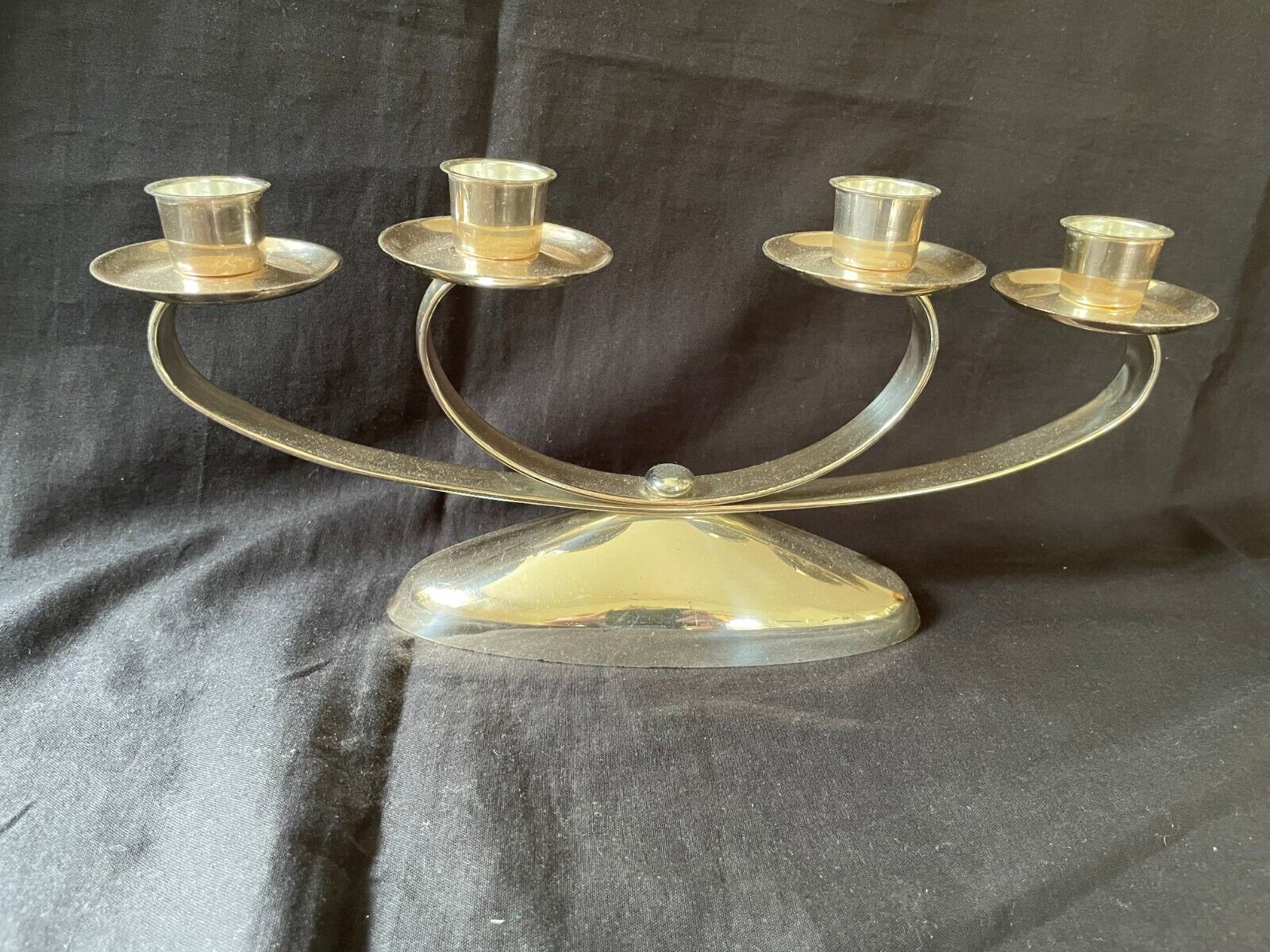 WMF Ikora 4 arms candle holder Art Deco Silver plated Candelabra ...