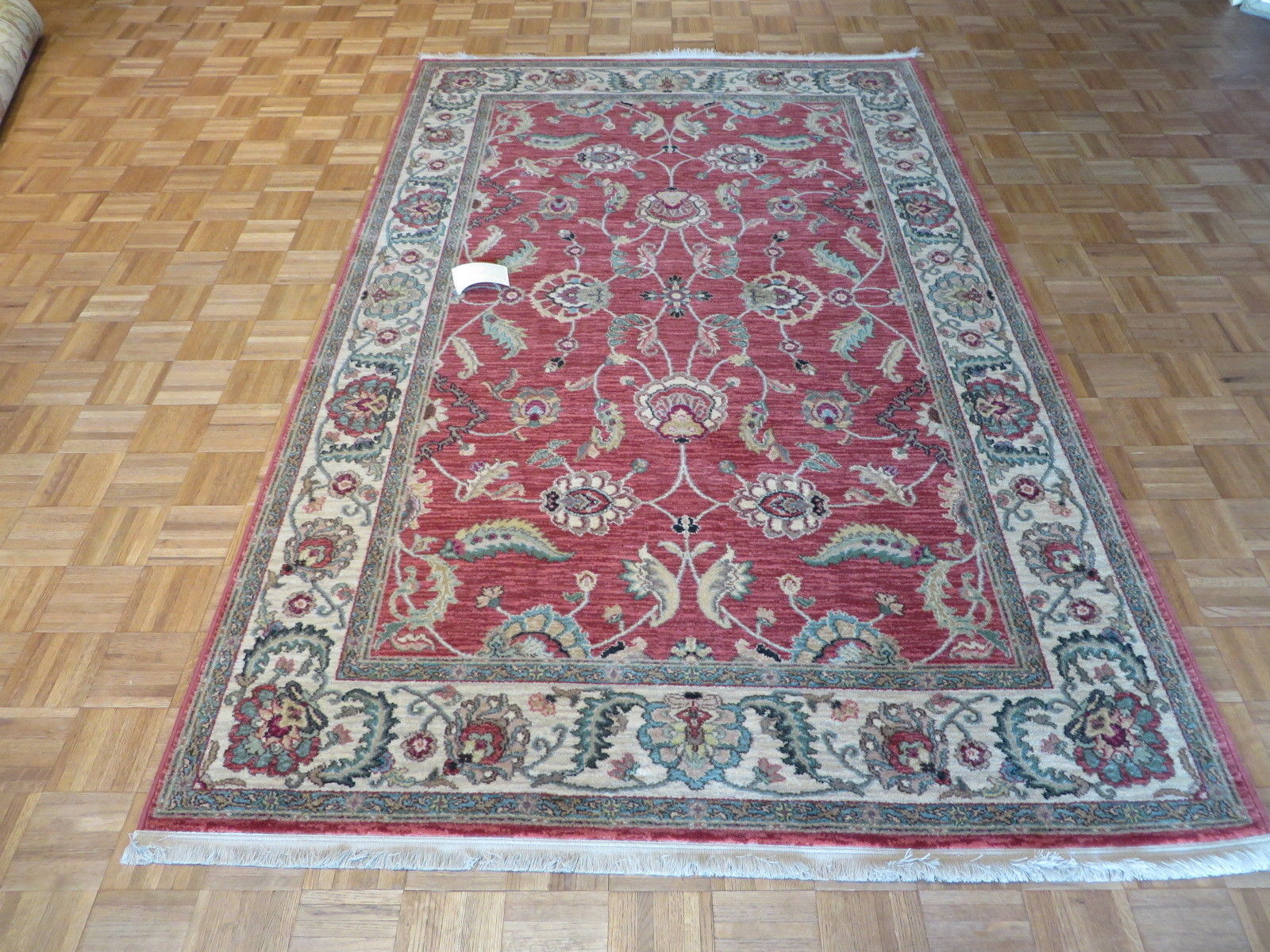 5'9" X 9 Brand New Karastan Rug Ashara Agra Red Design Number 549