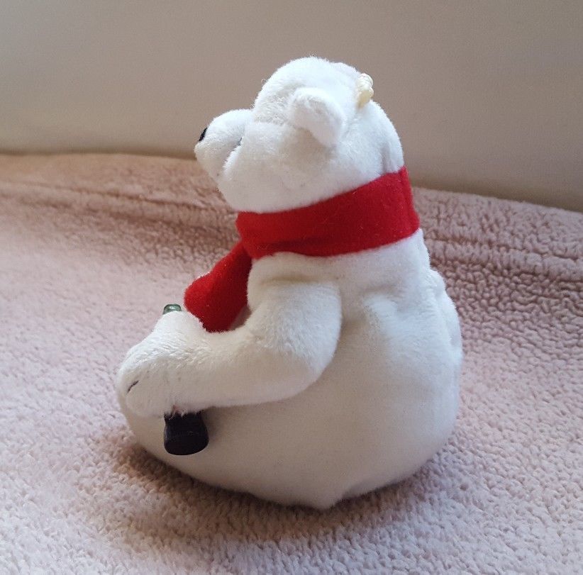 coca cola plush polar bear