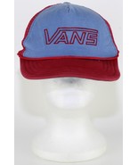 Red and Blue Vans Off The Wall / Skateboard Cap, Trucker Hat - $17.82