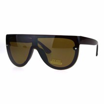 Chic Designer Fashion Sunglasses Womens Flat Top Oval Trendy Shades UV 400 - $10.95