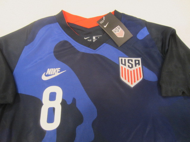 NIKE WESTON MCKENNIE USA 2020 2021 USMNT BLUE AWAY MENS ...