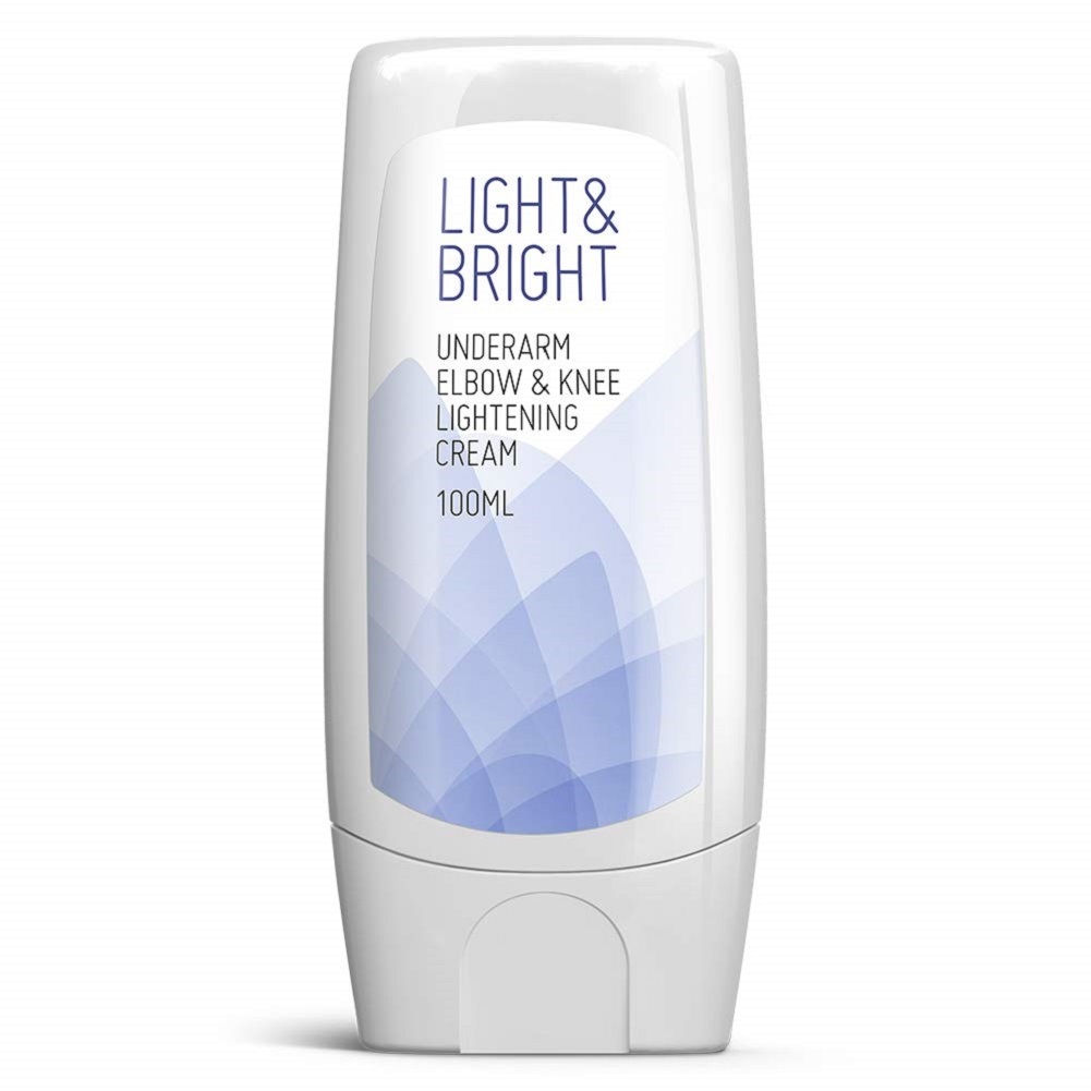 LIGHT & BRIGHT UNDERARM ELBOW & KNEE LIGHTENING CREAM SKIN BLEACHING