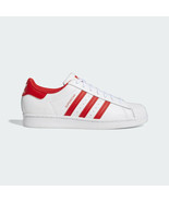 Adidas Men Superstar Shoes Cloud White / Vivid Red / Cloud White GZ3741 - $94.99