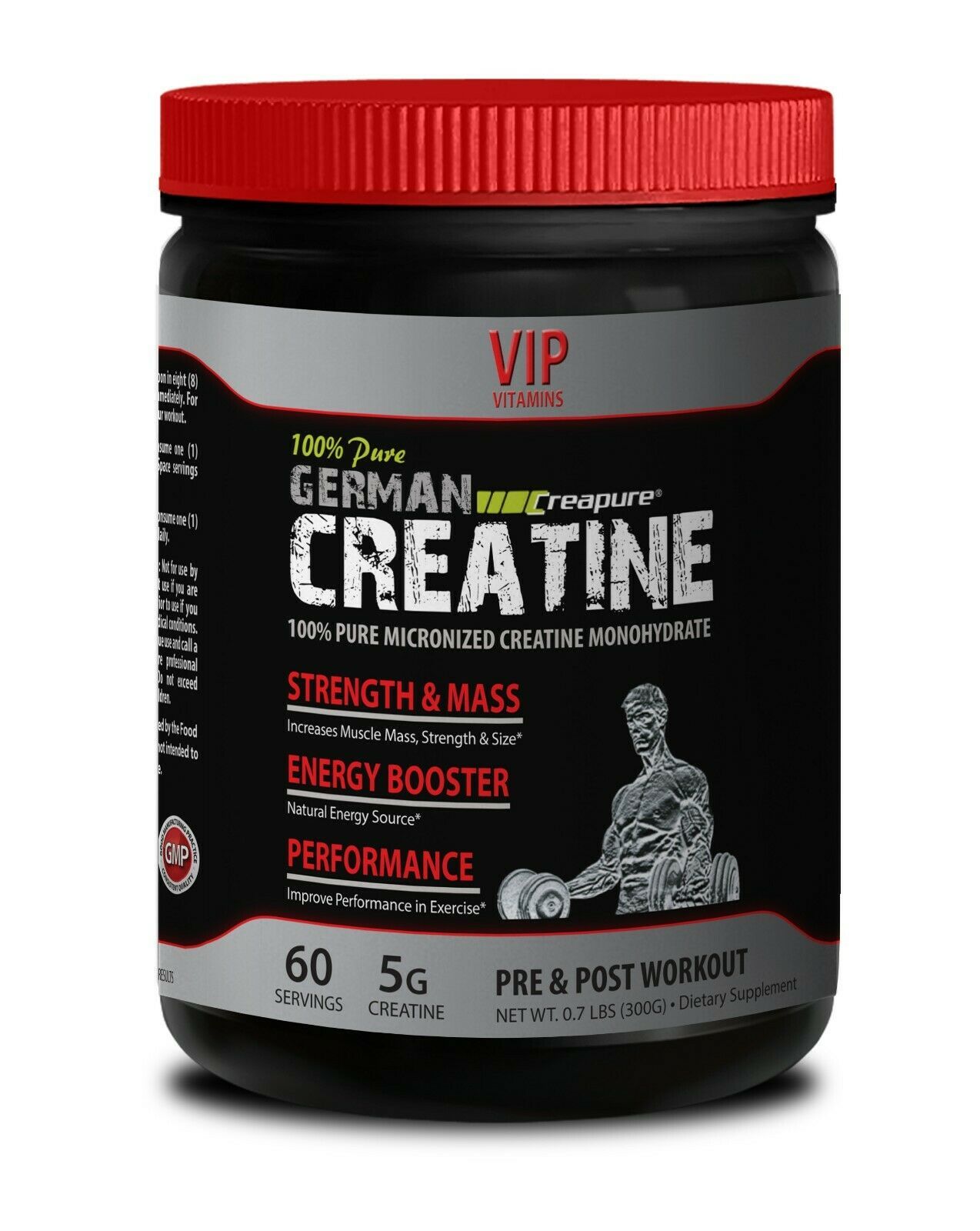 athletic performance supplements GERMAN CREATINE 300G boost gains 1 CAN Sports Energy & Hydration