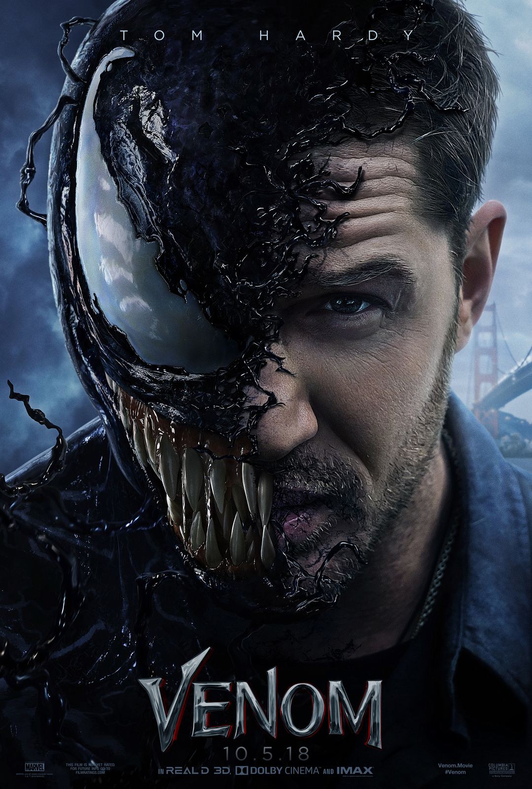 Venom Movie Poster 14x21 24x36 27x40 32x48 Tom Hardy 2018 Art Film Print