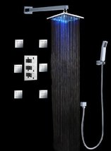 Cascada Luxury Bathroom Shower Set with Luxury 12" Water Power LED Shower Head ( - $692.95