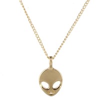 Fashion Jewelry Believe In Yourself And Aliens Necklace Pendant For Women - $5.29