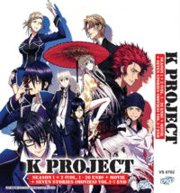 ANIME K PROJECT SEA 1-2 VOL.1-26 END + MOVIE + SEVEN STORIES DVD ENGLISH DUBBED