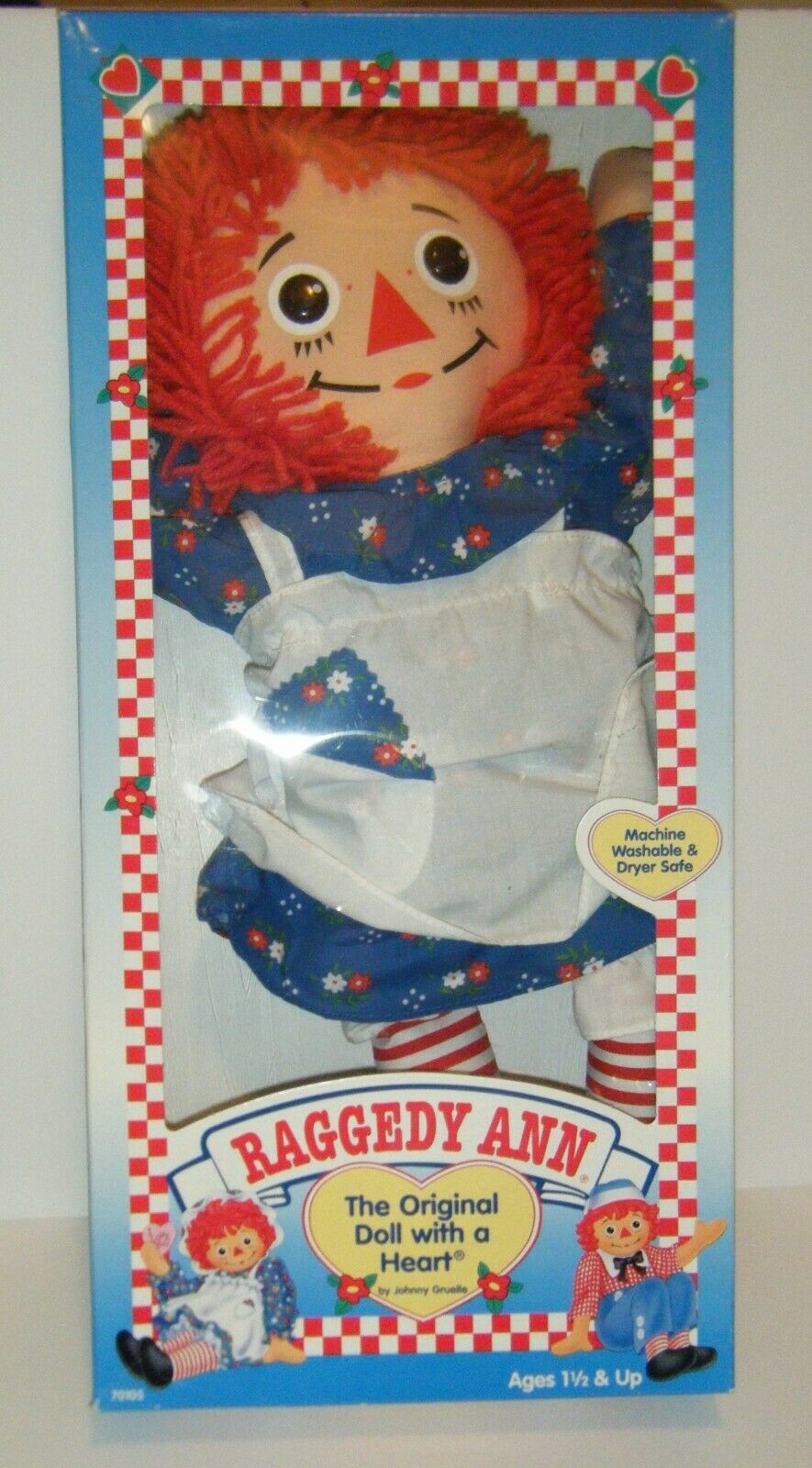 raggedy ann doll in box