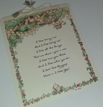 Vtg Rose O&#39;Neill Kewpie Doll Greeting Card GIANT 9.5&quot; American Greetings... - $9.90