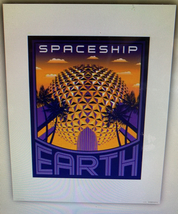Disney Parks Spaceship Earth Attraction Poster Art Print 16 x 20 More Sizes