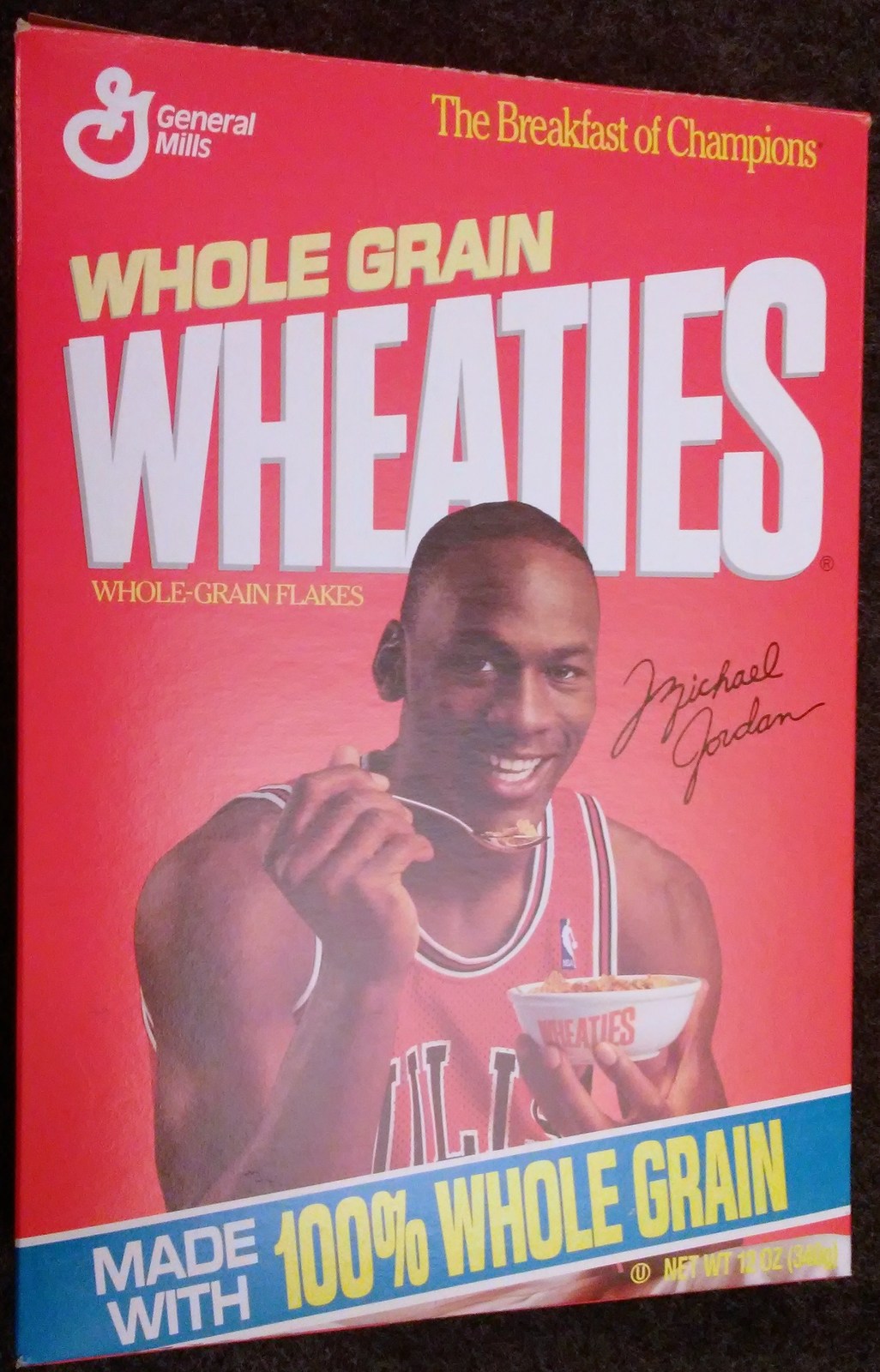 HG Wheaties Box Michael Jordan (Empty, Very Good Condition) Cereal