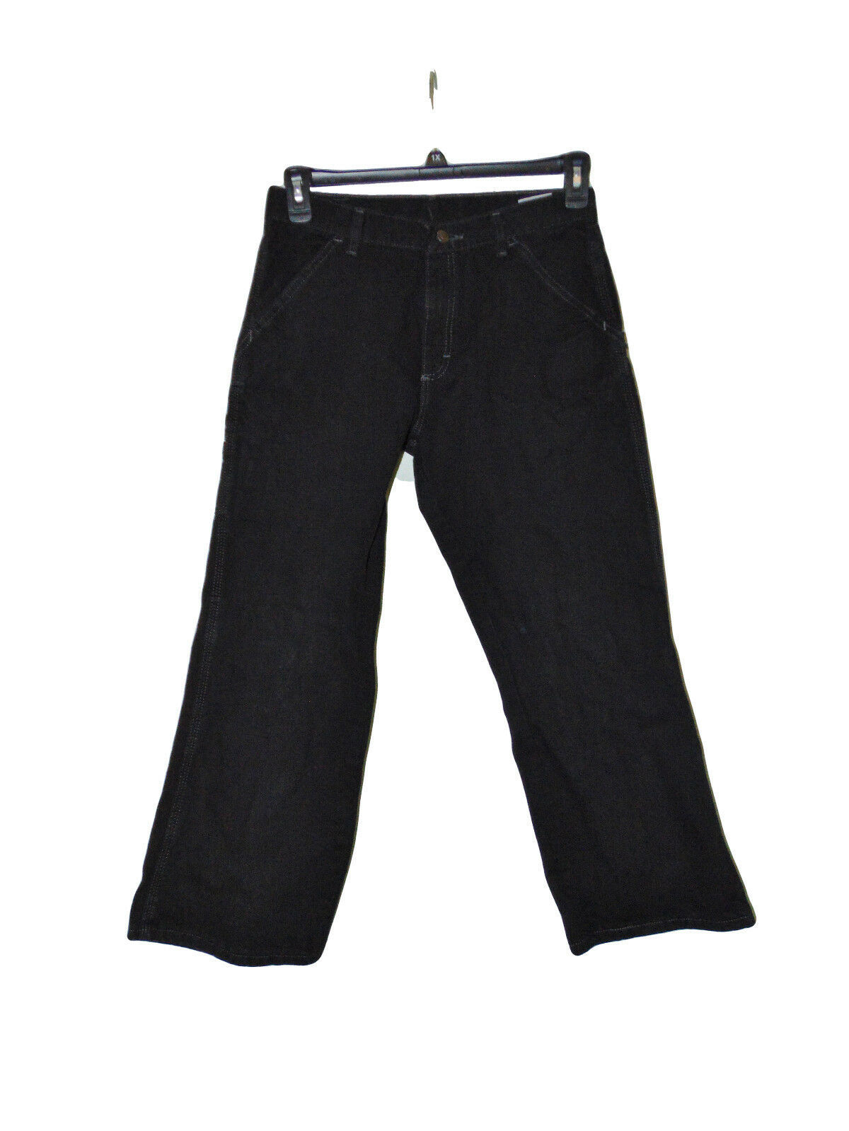 Wrangler Black Carpenter Jeans Size 14 Husky PreOwned - Jeans