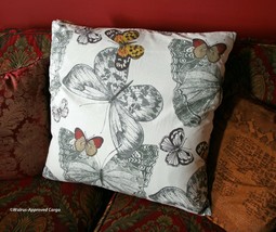 POTTERY BARN MARIPOSA BUTTERFLY PILLOW COVER -NWT- A DANDY DOSE OF DELIC... - $49.95