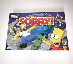 Sorry Simpsons Edition Board Game 2007 Complete - $32.66