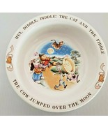 Avon 1984 Child Baby Cereal Bowl Hey Diddle Diddle The Cat and The Fiddle - $18.70