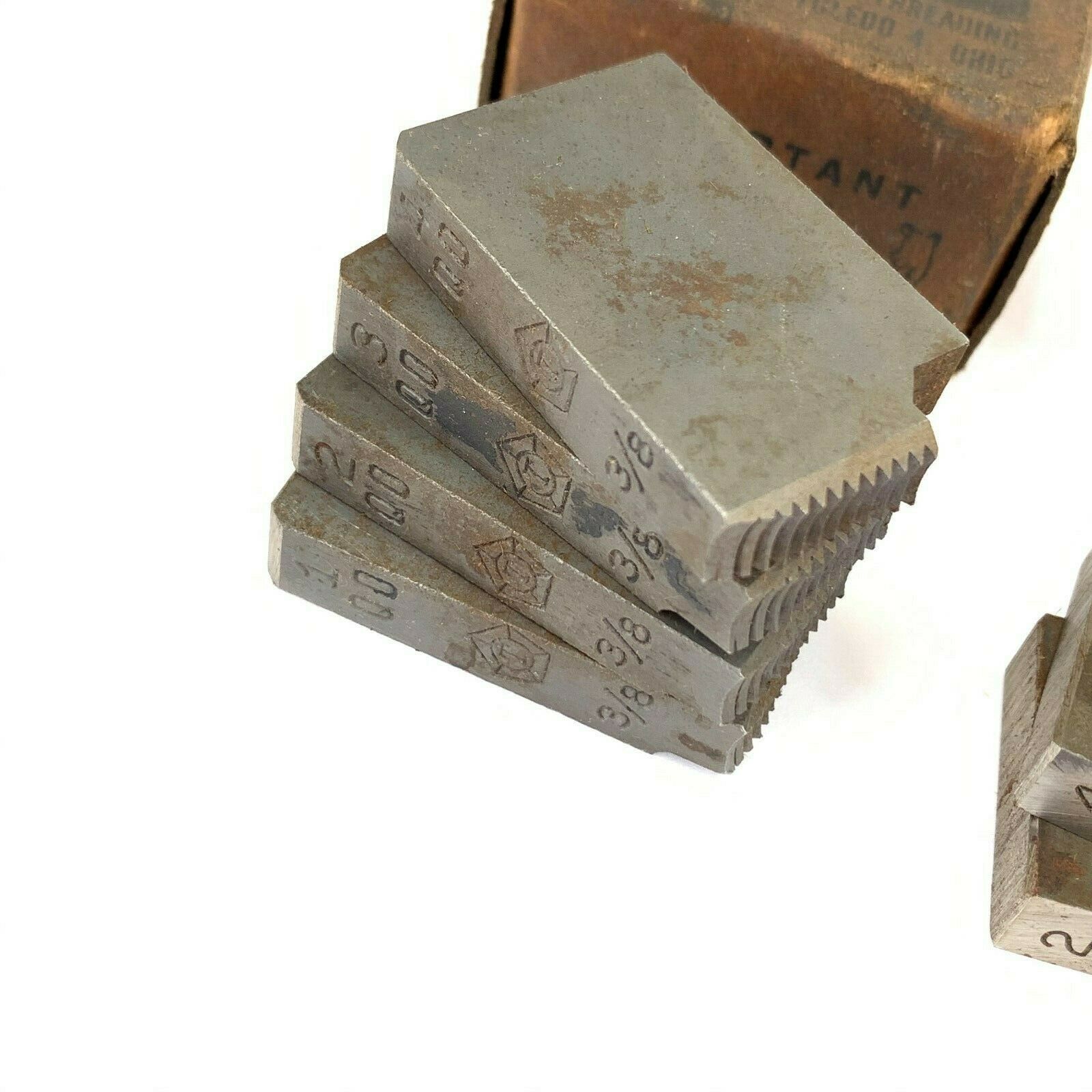 Lot of 3 Vintage NOS Toledo Beaver 3/8" Pipe Threading Dies NPT Pipe