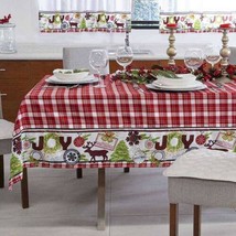 Christmas Joy Holiday Rectangular Decorative Tablecloth - $44.10