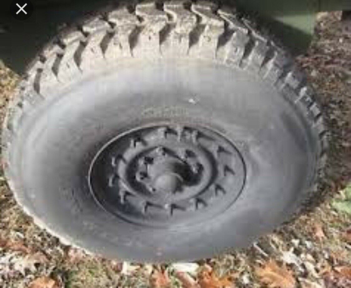 MILITARY HUMVEE SPARE TIRE + RIM 37” M998 HMMWV H1 HUMMER GOODYEAR MT