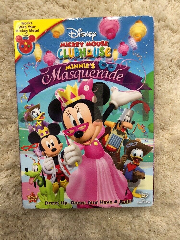 MICKEY MOUSE CLUBHOUSE:MINNIE'S MASQUERADE(DVD 2011)RARE VINTAGE-SHIP N ...