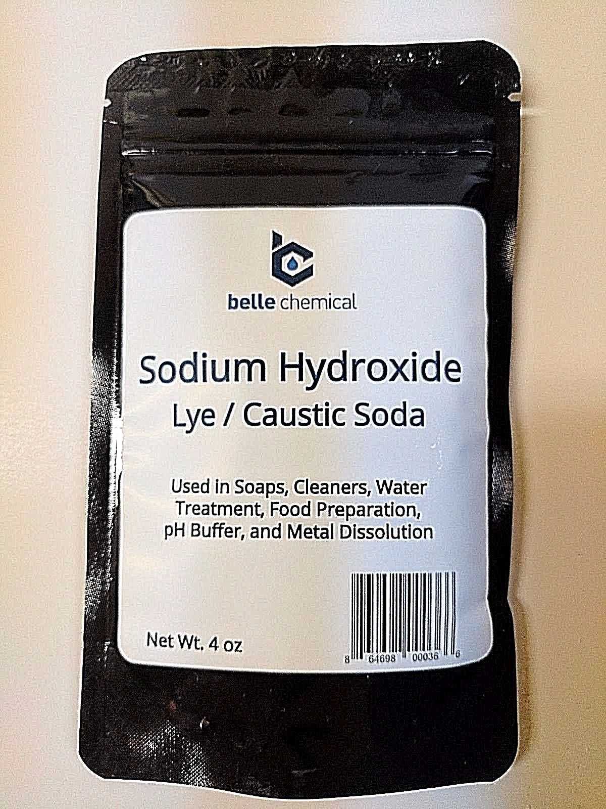 Sodium Hydroxide 100 Pure 4oz 20 Lb Caustic Soda Lye Food Grade