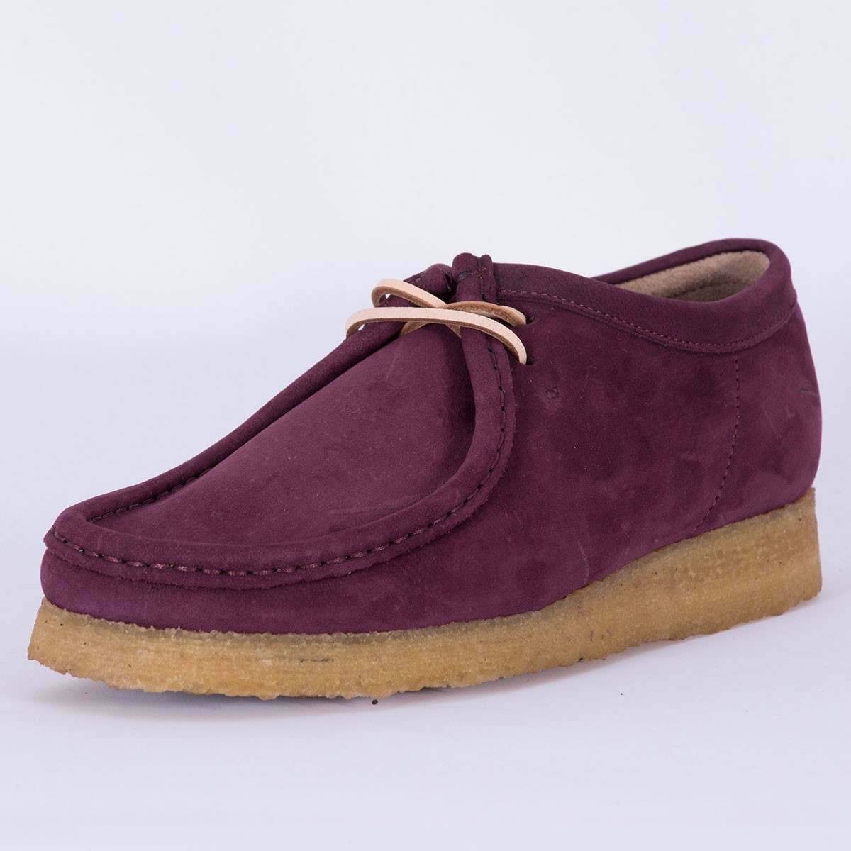 Clarks Originals Wallabee Men's Purple Grape Nubuck 26128334 - Casual Shoes