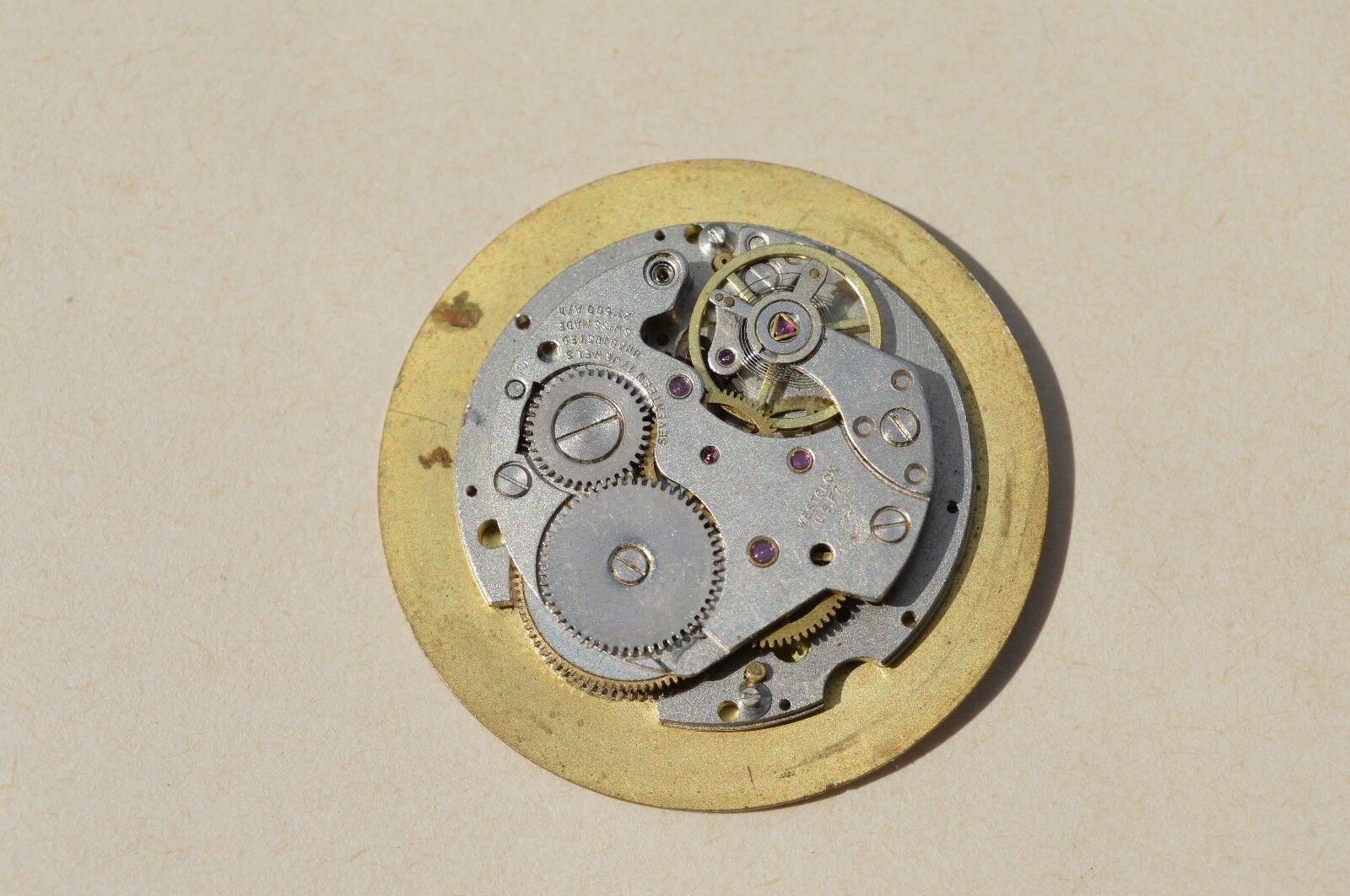 Antique WESTCLOX Pocket Watch Movement 35.5mm Clean condition Movements