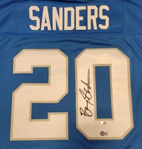 BARRY SANDERS SIGNED DETROIT LIONS MITCHELL & NESS THROWBACK AUTHENTIC JERSEY image 2