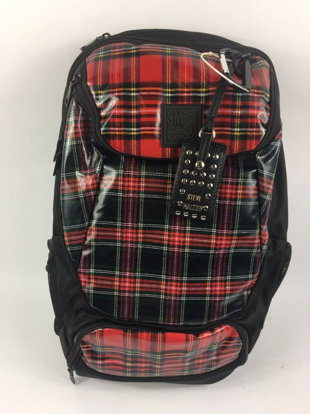 steve madden plaid backpack