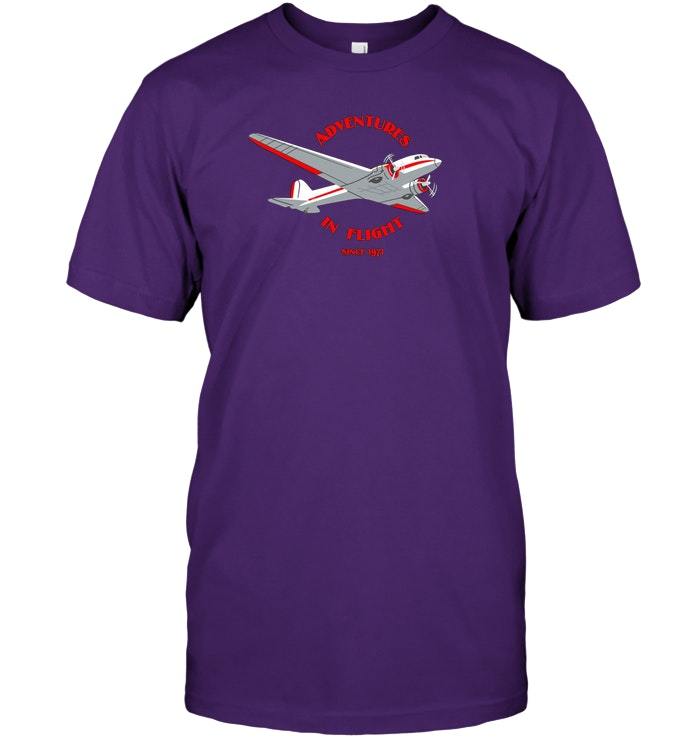 Adventures In Flight Since 1971 Vintage Style Aviation Shirt - T-Shirts