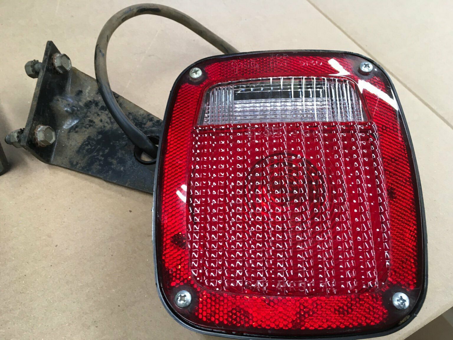 Grote 5090 Towing Trailer Lights/bracket TAKEOFF PAIR STOP TURN TAIL