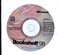 Microsoft Bookshelp 98 - PC Software - $10.00