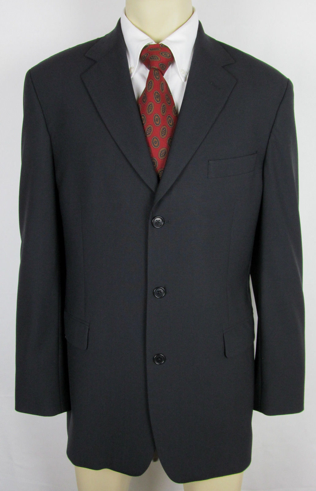 Brooks Brothers 346 Stretch Wool Suit jacket Sport coat Three button ...