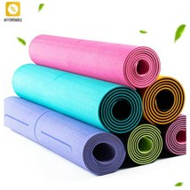 Yoga Mat Carpet Pad W/ Position Line Double Sided Non-Slip For Fitness G... - $43.00