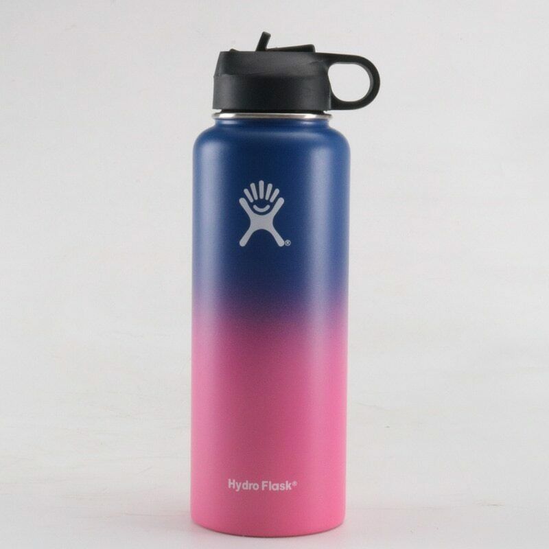 32oz/40oz Blue Pink Hydro Flask Stainless Steel Vacuum Insulated ...