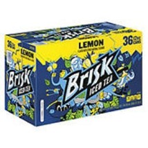  Lipton Brisk Lemon Iced Tea, 36 pk./12 oz NO SHIP TO CALIFORNIA - $30.81