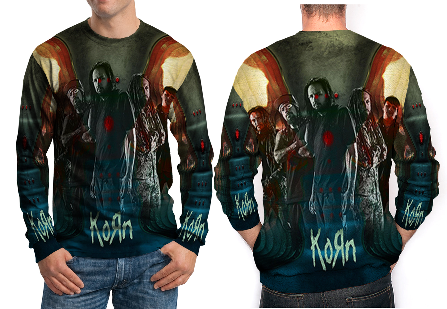 Korn Band All Printed Sweatshirt for men Hoodies & Sweatshirts