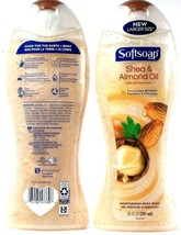 2 Count Softsoap New Larger Size Shea & Almond Oil Moisturizing Body Wash 20 Fl 
