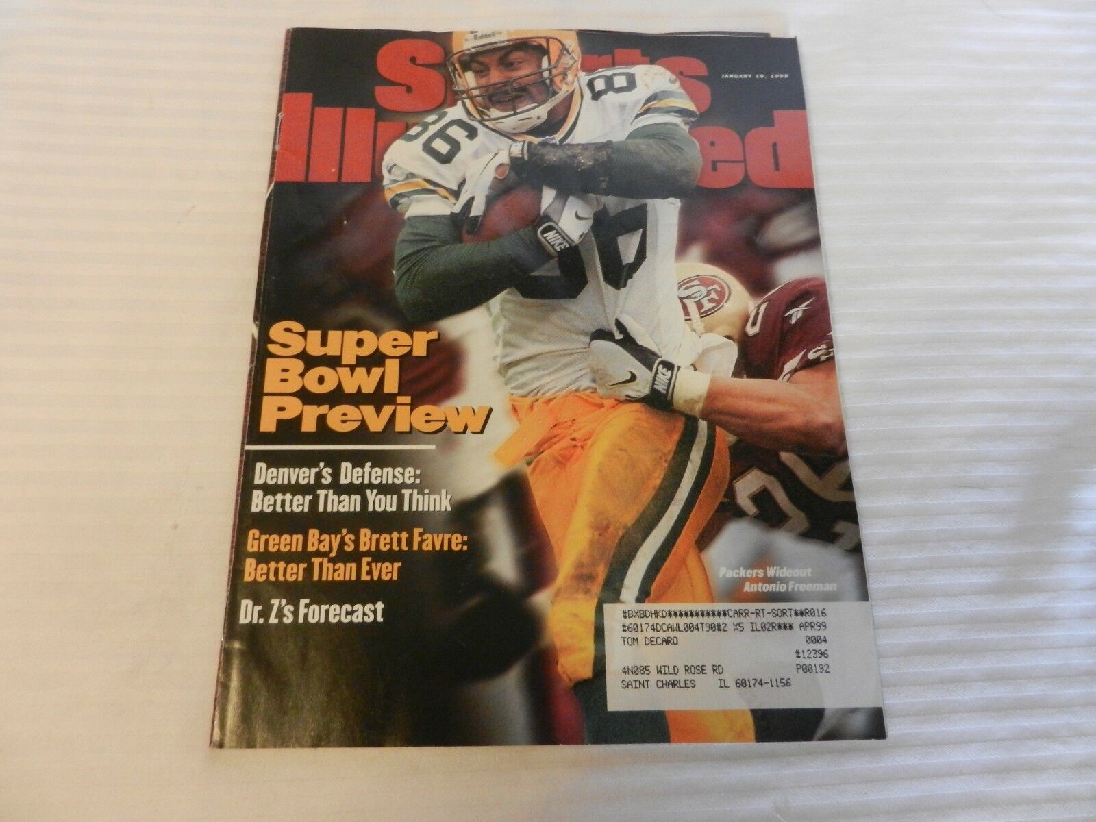 Primary image for Sports Illustrated Magazine January 19, 1998 Super Bowl Preview Packers Broncos