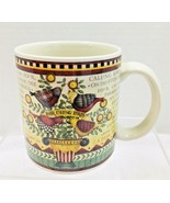 Vintage Mug Debbie Mumm&#39;s 12 Days of Christmas Four Calling Birds By Sakura - $29.21
