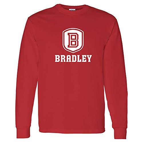 AL02 - Bradley University Braves Primary Logo Long Sleeve - X-Large ...