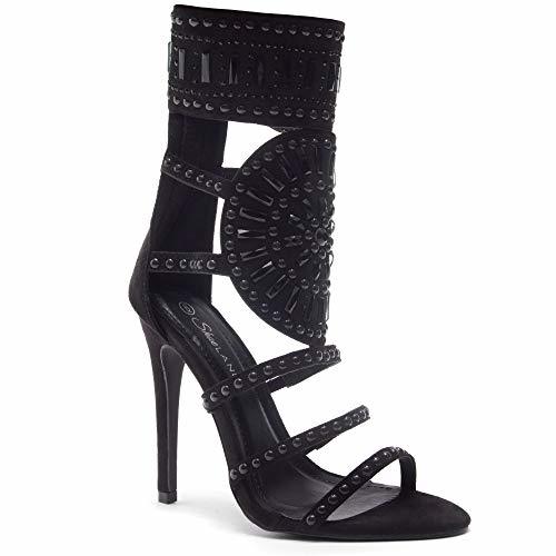 Herstyle Women's Fashion Crowd- Stiletto Heel, Jeweled Embellishment ...